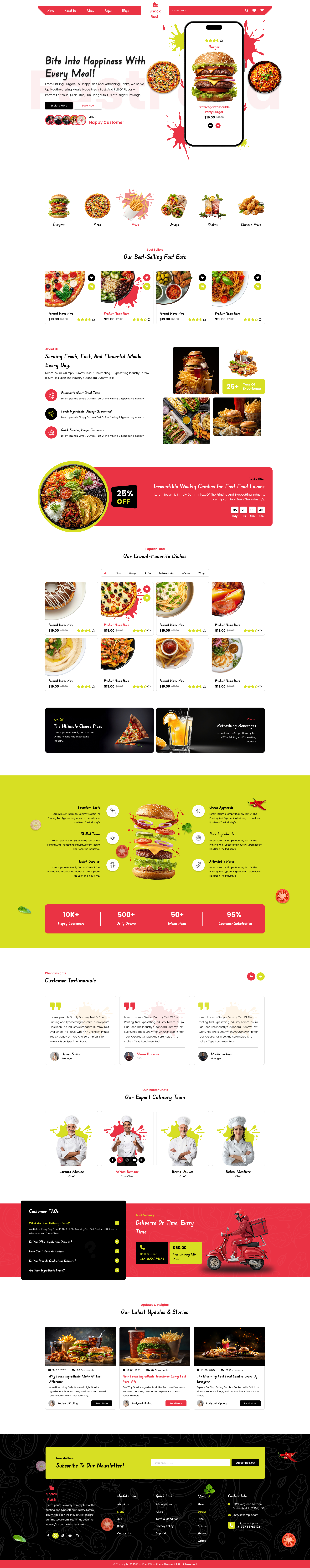Restaurant WordPress Theme