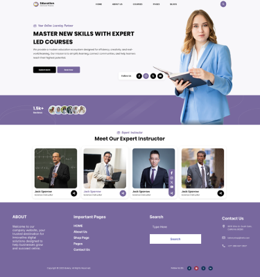 Free Education WordPress Theme Icon